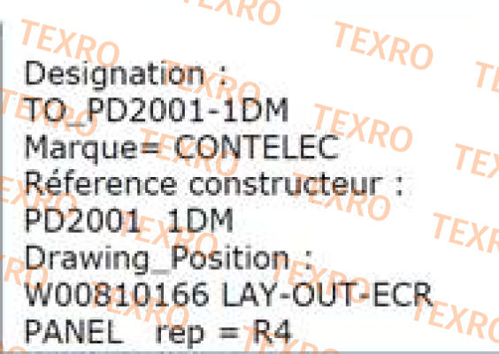 Contelec-PD2001 - 1DM 1KO/1KO/J - OEM 