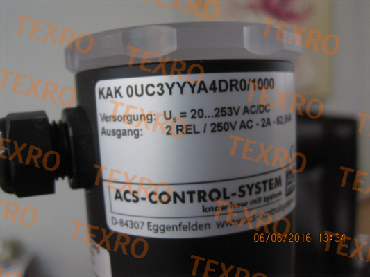 Acs Control-System-KAK 0 U C 3 YYY A4 D R 0/1.000mm