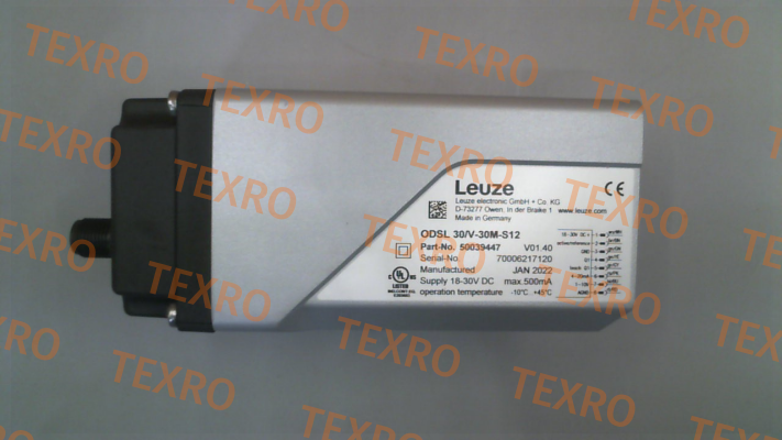 Leuze-p/n: 50039447, Type: ODSL 30/V-30M-S12