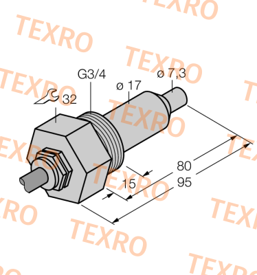 Turck-FCS-G3/4A4-NAEX/L080/D100/D093