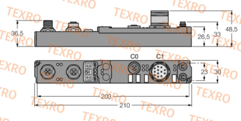 Turck-p/n: 6824445, Type: SDPB-10S-1001