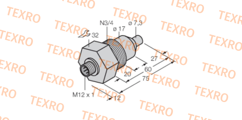 Turck-FCS-N3/4A4-NA-H1141/L060