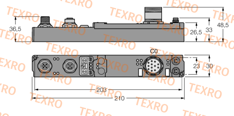 Turck-p/n: 6824444, Type: SDPB-10S-1005