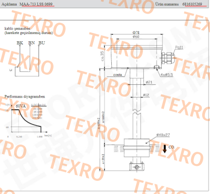 Bernstein-Nr. 6816105269 Type MAA-713 LSS 0699