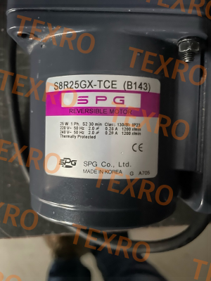 Spg Motor-S8R25GX-TCE (B143)