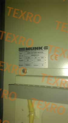 Munk-D380 G22/15000 WR-PWX Similar to Com. 239.402/01-01 