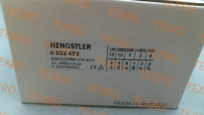 Hengstler-p/n: 0532473, Type: RI58-D/ 2048EF.47IF-A3-H