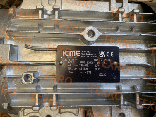 Icme Motor-FC100 4 P. Kw 2,2 V.230/400 Hz 50 B3