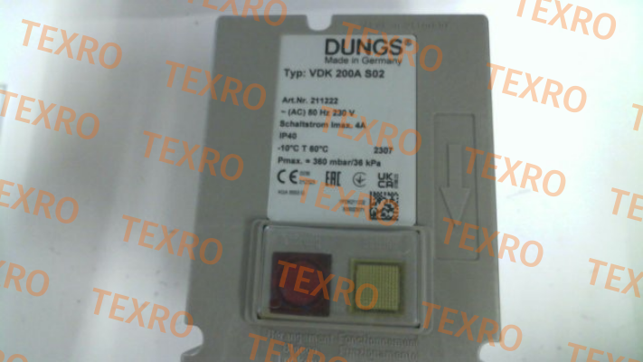 Dungs-P/N: 211222, Type: VDK 200A S02