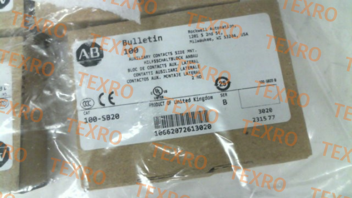 Allen Bradley (Rockwell)-100-SB20