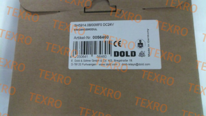 Dold-p/n: 0056460, Type: BH5914.08/00MF0 DC24V