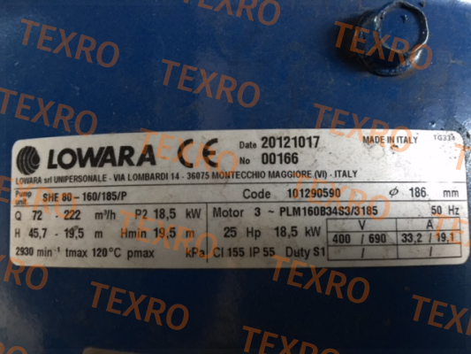 Lowara-SHE 80-160/185